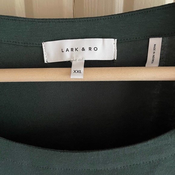 SALE!!⏱ Lark & Ro Forest Green 3/4 Sleeve Top XXL NWT - Picture 3 of 5